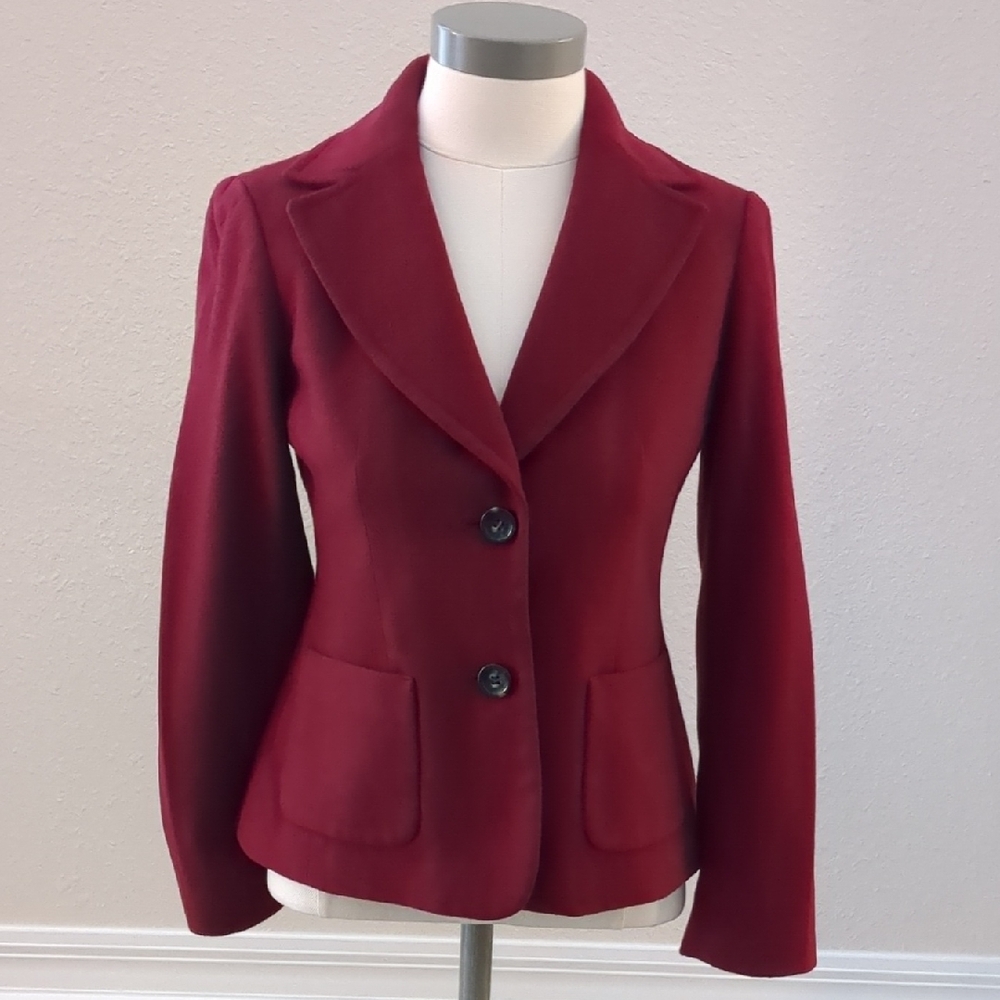 Ann Taylor Deep Red Women's Blazer